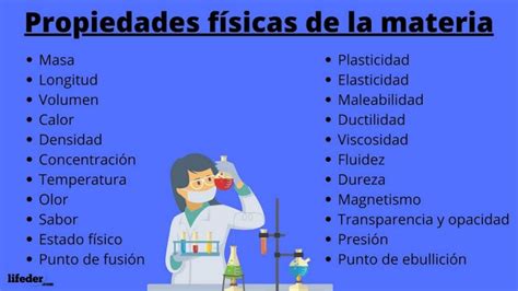 ¿cuáles Son Las Propiedades Físicas De La Materia