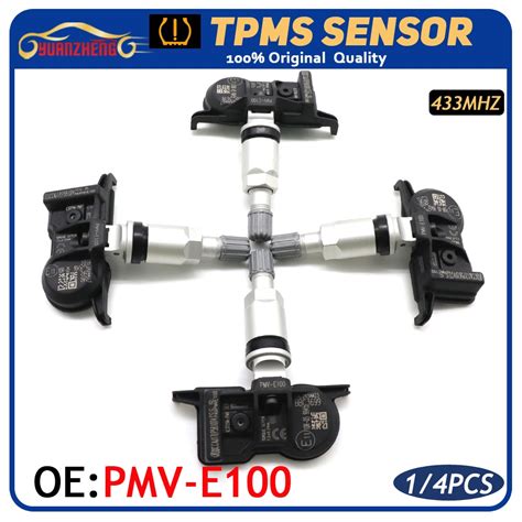 Car TPMS Tire Type Pressure Monitor System Sensor PMV E100 Fit For