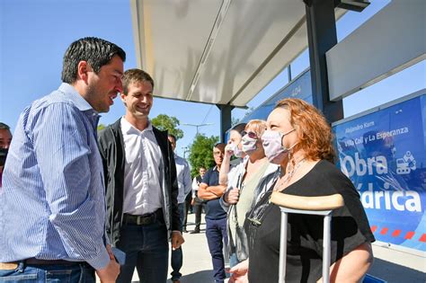 El Intendente Mantegazza Y El Ministro Nardini Inauguraron Tres Nuevas