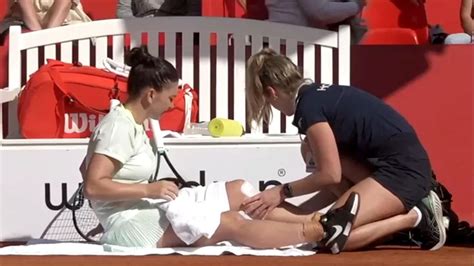 Simona Halep S A Retras De La Trofeul Clarins N Setul Al Meciului Cu