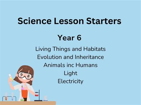 Year 6 Science Lesson Starter Presentation Bundle Teaching Resources