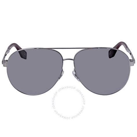 Marc Jacobs Polarized Ruthemium Gray Pilot Unisex Sunglasses Marc 305 S 06lb M9 61 716736032313