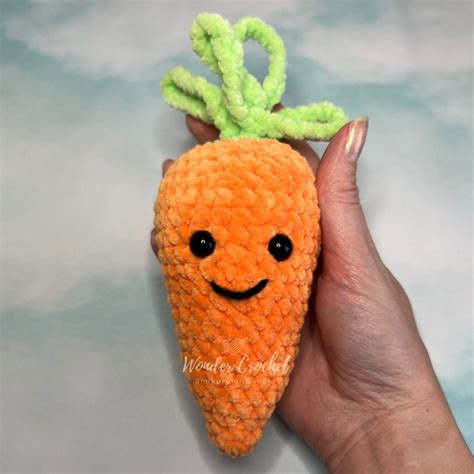 Easy No Sew Amigurumi Carrot Free Crochet Pattern Wonder Crochet