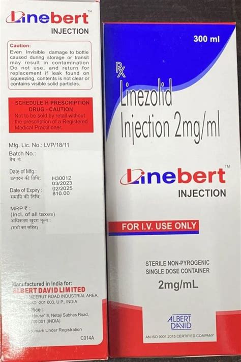 Gufic Linezolid Injection 300 ML At Rs 180 Piece In Kalyan ID