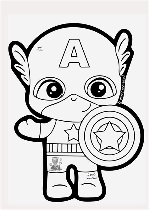 Imagen para pintar ó imprimir Avengers Coloring Pages Superhero