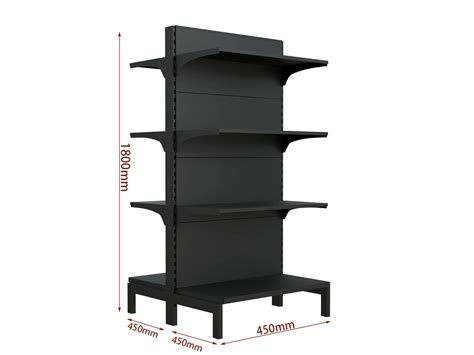 Black Wire Slatwall Series Store Shelving Australian Style Heavy Duty