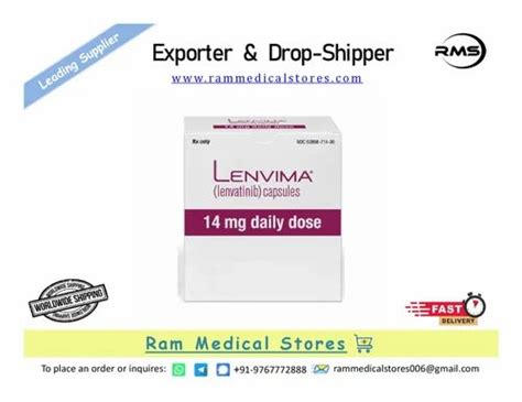 Lenvima 14 Mg Lenvatinib Capsules At Rs 28290 Box Generic Anti Cancer