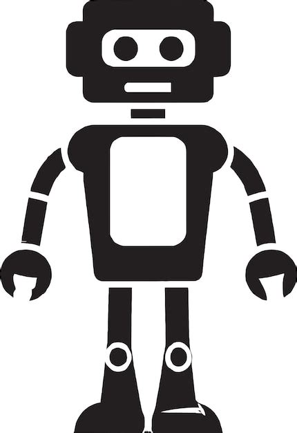 Conjunto De Iconos De Vector De Robot Retro Vector Premium