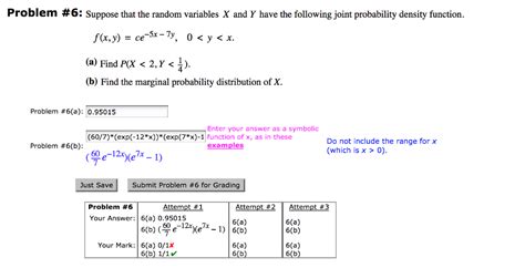 Solved Problem Suppose That The Random Variables X And Y Chegg