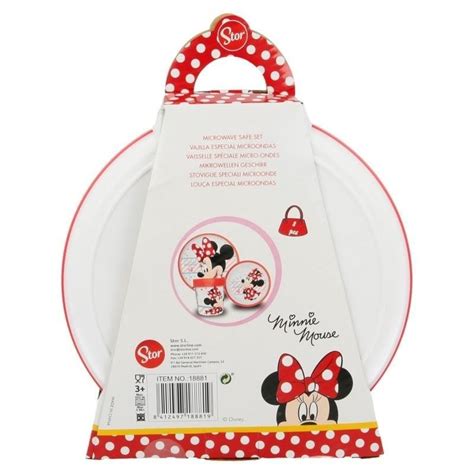 Minnie Mouse Zestaw Naczy Talerz Miska Kubek Disney Sklep