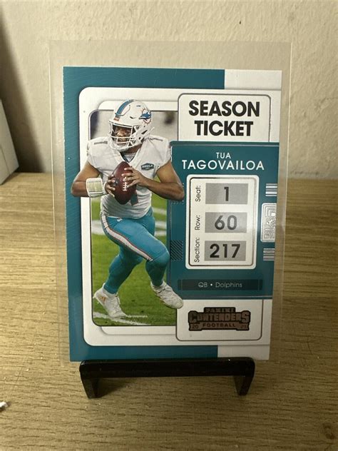 Tua Tagovailoa Panini Contenders Season Ticket Miami Dolphins