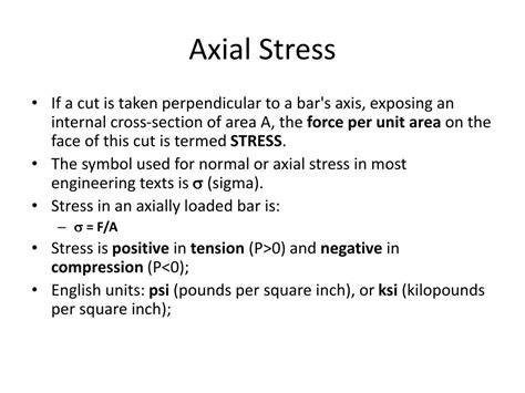 PPT - Axial Members PowerPoint Presentation, free download - ID:6229029