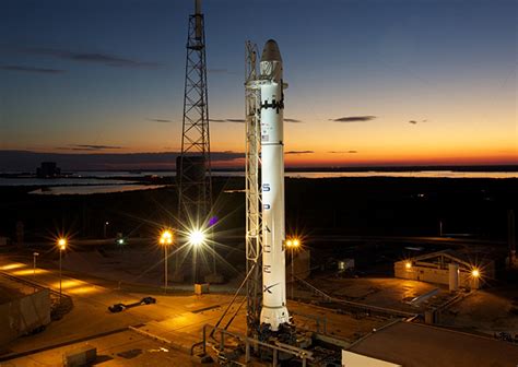 Photos Of Spacexs Falcon 9 Vertical At Cape Canaveral Spaceref