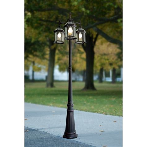 Portfolio 782 In Rust Traditional Outdoor Post Light At