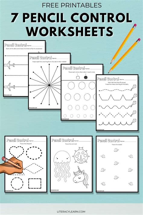 7 Pencil Control Worksheets Free Printables Literacy Learn