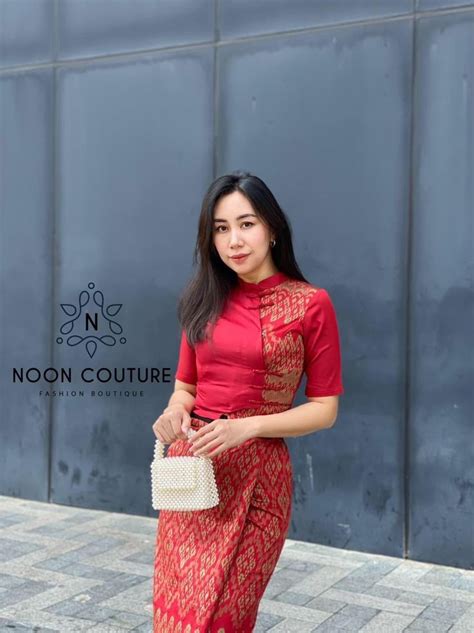 Pin On Myanmar Dress In 2024 Myanmar Dress Design Myanmar