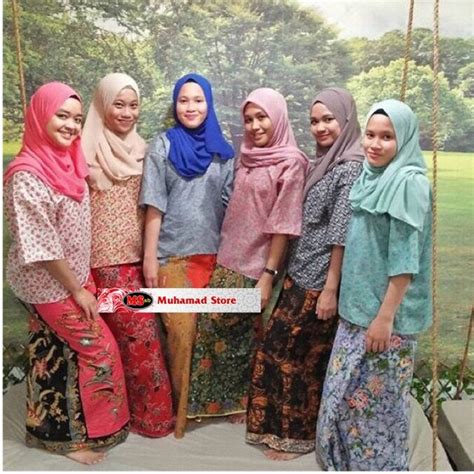 Pakaian Tradisional Melayu Wanita Baju Kurung Kedah Konsep