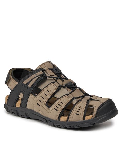 Sandalen Geox Uomo Sandal Strada U4524C 000EK C6738 Braun Eschuhe De