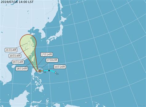 第5號颱風丹娜絲形成 最快今晚發布海警 新聞 Rti 中央廣播電臺