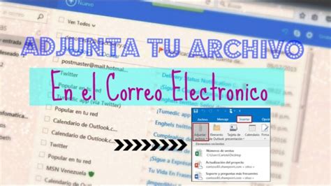 Como Adjuntar Archivos En Outlook En El Cuerpo Del Correo Correos