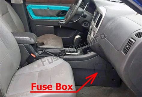 Fuse Box Diagram Ford Escape 2005 2007