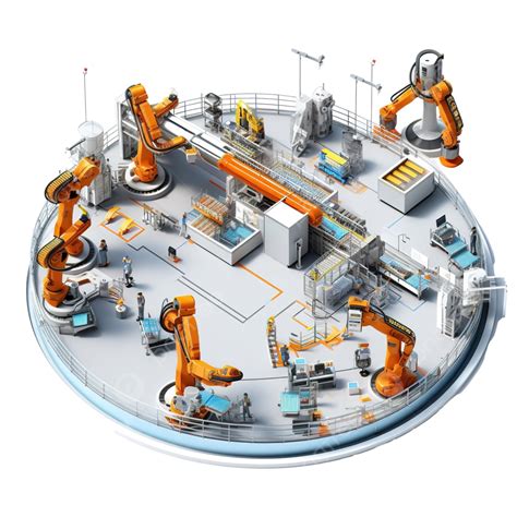 Factory And Industry Automation Factory Automation Robot Png