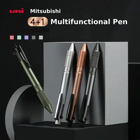 Uni 4 I 1 Multi Pen Japonia Jetstream Metal Edition 0 5mm 4 Kolory D