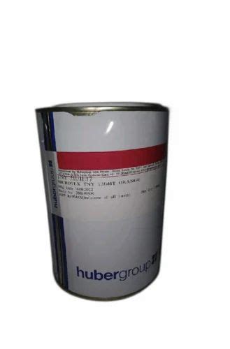 Huber Tny Solvent Orange Ink Packaging Size 1kg At Rs 635 Kilogram In