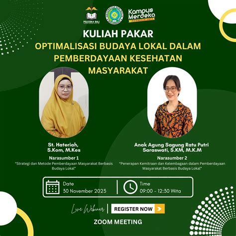 Kuliah Pakar Prodi Sarjana Terapan Promosi Kesehatan