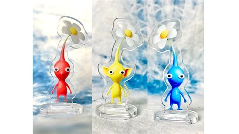 Pikmin Resin Stands Double Sided Image 5cm Pikmin 4 Pikmin 3 Hand