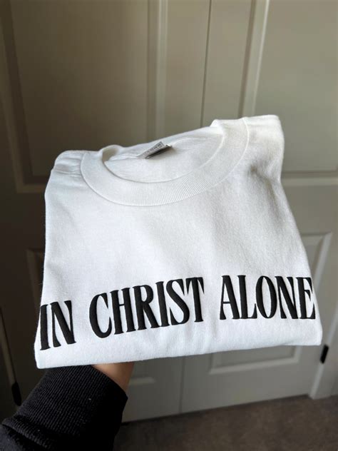 In Christ Alone White Shirt Pelavida Shop For Life