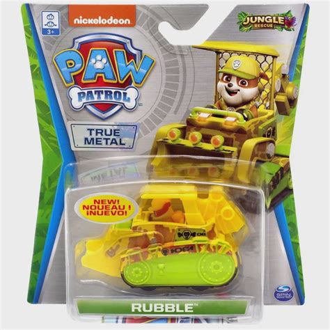 Patrulha Canina Mini Ve Culo Metal Resgate Extremo Rubble Jungle