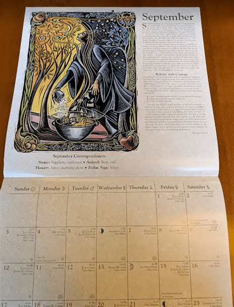 Llewellyns 2023 Witches Calendar Printable Calendars At A Glance