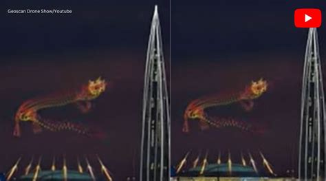 1,000 drones create terrifying dragon on sky, realise childhood ...