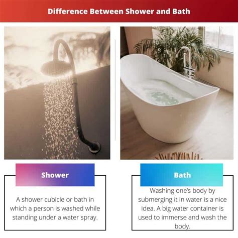 Shower Vs Bath Difference And Comparison