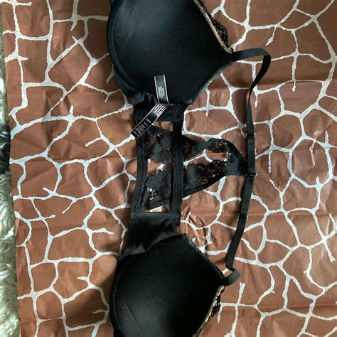 Victorias Secret Black And Nude Lace Very Sexy Push Depop