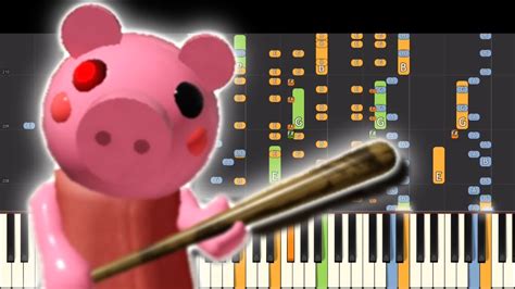 Piggy Theme Piano Cover Remix Roblox YouTube