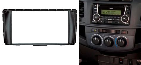 Double Din Stereo Panel For Toyota Hilux Fascia Radio Dvd Dash