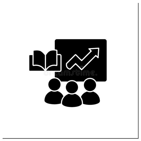 Skill Gap Analysis Glyph Icon Stock Vector Illustration Of Businessman Organization 239343022