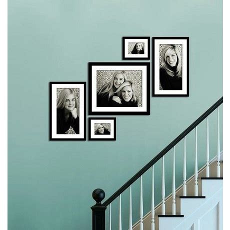 Jual Dekorasi Dinding Tangga Frame Kolase Set Warna Black And White