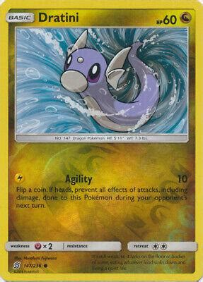 Dratini Reverse Holo 147 Prices Pokemon Unified Minds Pokemon Cards