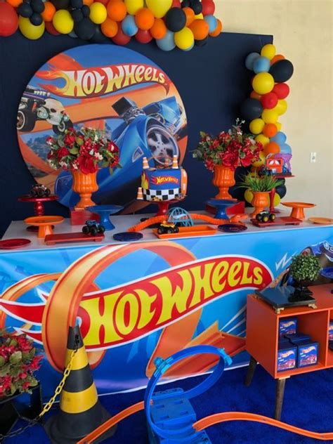 90 Ideas De Decoración Para Fiesta De Cumpleaños De Hot Wheels Cumpleaños De Hot Wheels