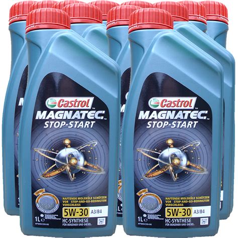 Castrol 5W 30 A3 B4 MAGNATEC STOP START 12X1L Buy Cheap