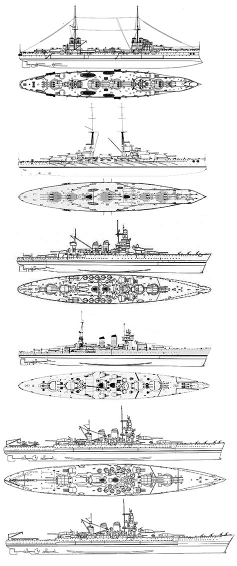 Interwar and WW2 Italian battleships