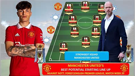 Strongest Squad Of Man United ~ Keep Spirit For Win ~ Man United Possible Lineup Epl Week 20 23