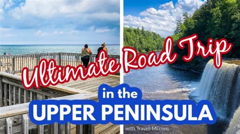 Ultimate Michigan Upper Peninsula Vacation Guide Map Attractions