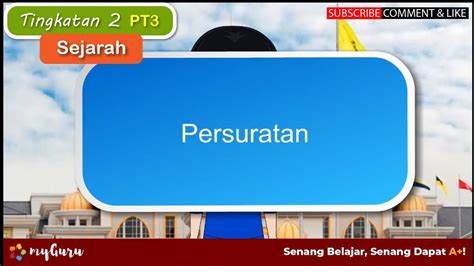 Tingkatan Sejarah Pt Persuratan Youtube