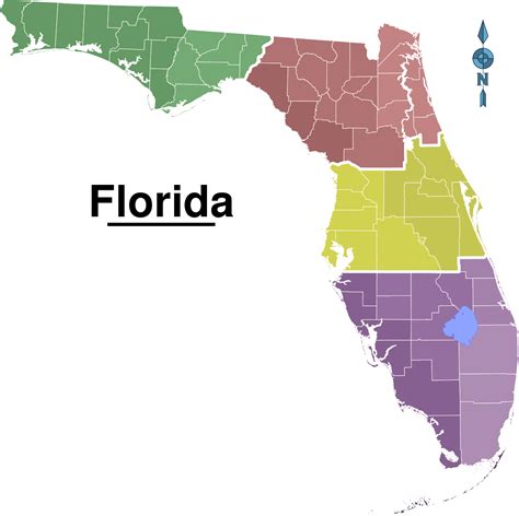 File:Map of Florida Regions.svg - Wikitravel Shared