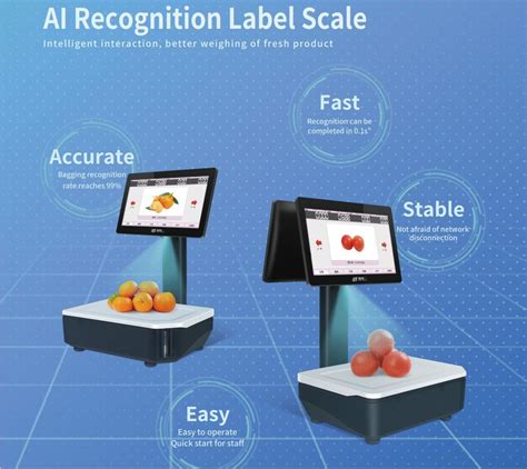 Ai Smart Scale Touch Pos Weighing Scale With Mm Printer For Retail