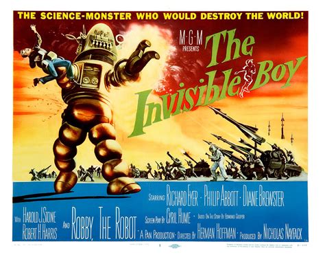 The Invisible Boy - 1957 Digital Art by Movie Poster - Pixels